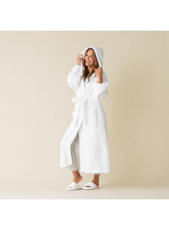 TM HOME Luxury Hotel Bathrobe Hoddies – 100% Natural Cotton with Premium Plush Texture – Elegant  – Ultra-Soft, Highly Absorbent & Comfortable Unisex Design for Home, Spa & Hotels - Image 2